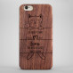 Ich arbeite hart - Cover aus Holz