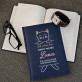 Ich arbeite hart - Notizbuch A5 mit Aufdruck