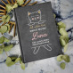 Ich arbeite hart - Notizbuch A5 mit Aufdruck