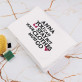 Clothes must go - Handtuch mit Stickerei