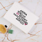 Clothes must go - Handtuch mit Stickerei
