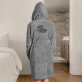 Clothes must go - Bademantel mit Kapuze