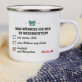 Was wünsche ich mir zu Weihnachten- Emaillierte Tassen