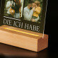 Wundervolle Eltern - Druck auf Acrylglas mit LED Beleuchtung