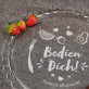 Bedien` dich - Tortenplatte flach