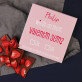 Willst du mein Valentin sein- - Schokolade mit Erdbeeren