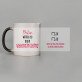 Willst du mein Valentin sein - Zaubertasse 