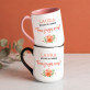 Willst du meine Trauzeugin sein - blumen - Ein Becher mit farbigem rand