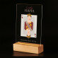 Lady Mama - Druck auf Acrylglas mit LED Beleuchtung