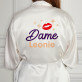 Dame - Bademantel aus Satin 