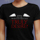 Desire - Schwarzes T-Shirt für Damen