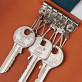 Zur Residenz - Schlüsseletui aus Leder