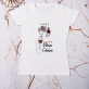 Guter Wein, gute Laune - T-Shirt mit Aufdruck für Damen