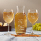 Guter Wein, gute Laune - Weinkaraffe und zwei Weingläser - Set mit Gravur