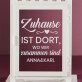 Zuhause ist dort - Laterne
