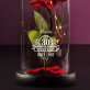 Perfekt seit - Ewige Rose Im Glas