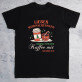 Lieber Weihnachtsmann, bring einfach Kaffee mit - Schwarzes T-Shirt für Herren