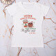 Lieber Weihnachtsmann, bring einfach Kaffee mit - T-Shirt mit Aufdruck für Damen