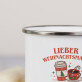 Lieber Weihnachtsmann, bring einfach Kaffee mit - Emaillierte Tassen