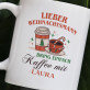 Lieber Weihnachtsmann, bring einfach Kaffee mit - Tassen