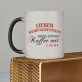 Lieber Weihnachtsmann, bring einfach Kaffee mit - Zaubertasse