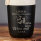 Lieber Weihnachtsmann, bring bitte Wein mit - Thermobecher 360 ml