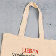 Lieber Weihnachtsmann, bring bitte Wein mit - Baumwolltasche mit Aufdruck