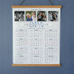 Opa - Poster-Kalender mit Holzleisten
