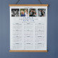 Opa - Poster-Kalender mit Holzleisten