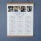 Opa - Poster-Kalender mit Holzleisten