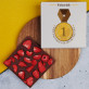 Medaille für Opa - Schokolade mit Erdbeeren