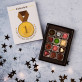 Medaille für Opa - Belgische Pralinen