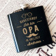 Opa in Vollzeit - Flachmann mit Gravur