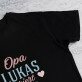 Opa repariert alles: Schwarzes T-Shirt für Herren