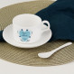 Opa weiß alles - Tasse mit Untertasse