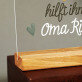 Opa weiß alles - Druck auf Acrylglas
