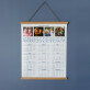 Großeltern - Poster-Kalender mit Holzleisten