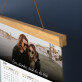 Danke, dass du da bist - Poster-Kalender mit Holzleisten