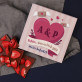 Schön, dass es Dich gibt, mein Schatz - Schokolade mit Erdbeeren