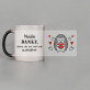 Danke, dass du es mit mir aushältst - Zaubertasse 