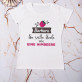 Süße Seele wie eine Himbeere - T-Shirt mit Aufdruck für Damen