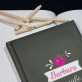 So Süße Seele wie eine Himbeere - Notizbuch A5 mit Aufdruck