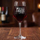 Heute nur ein glas wein - Großes Weinglas