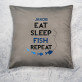 Eat, sleep, fish - Flaschenträger