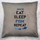 Eat, sleep, fish - Flaschenträger