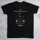 Junggesellenteam - Schwarzes T-Shirt für Herren