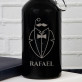 Elegant - Wasserflasche 0,4l mit Karabinerhaken