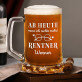 Rentner ich muss nichts - Set aus Becher und Weinglas
