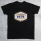 Established - Schwarzes T-Shirt für Herren