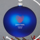 Fingerprints - Weihnachtskugel mit Ständer